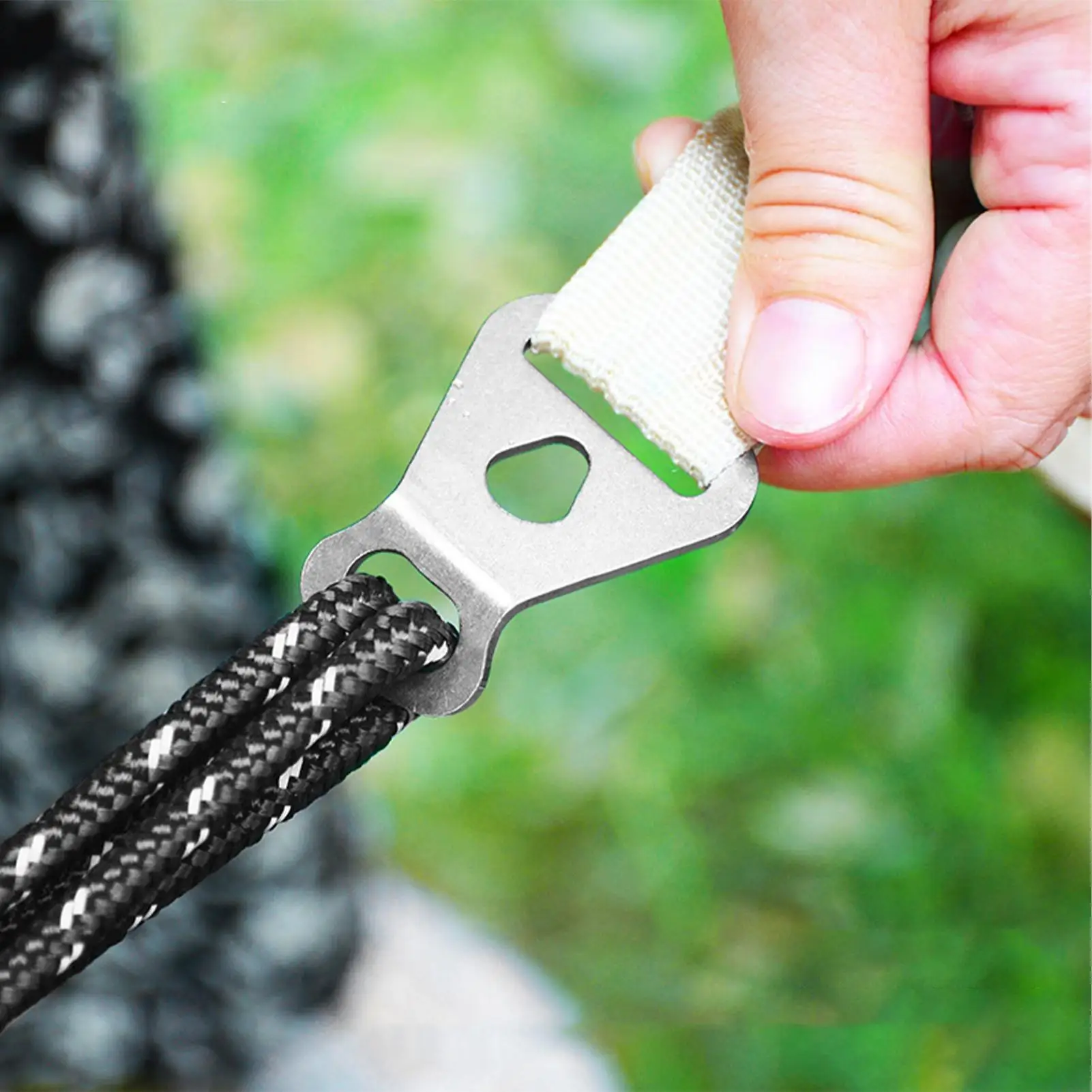 Cord Tightener Cord Adjuster Wind Rope Buckle Awning Fixed Hook Buckle Camping Guyline Awning Fixed Hook Buckle Camping