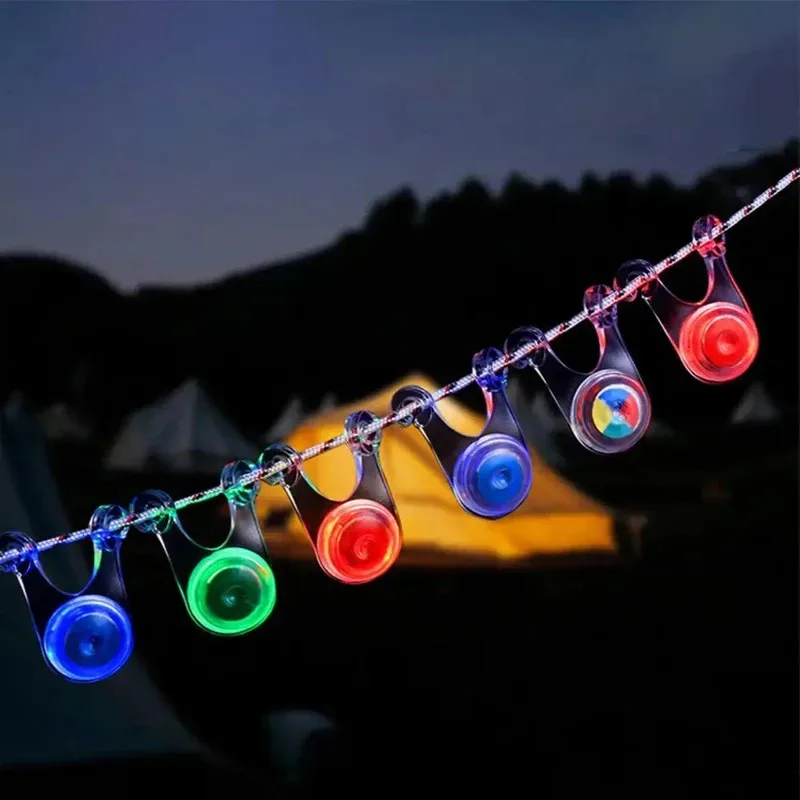 10 LED Rope String Lights, Decorative Fairy Lights for Family Gatherings, Outdoor Camping, Fishing & Tent Decoration
